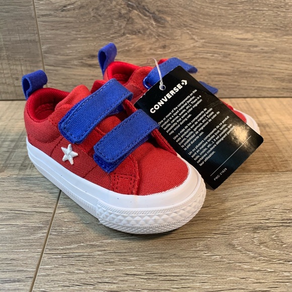 Converse | Shoes | Converse Infant One Star 2v Ox Gym Red Hyper Royal |  Poshmark